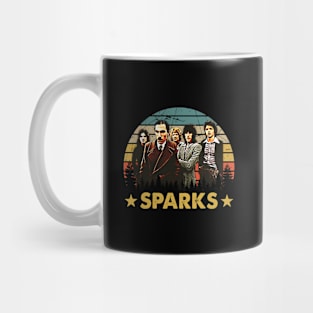 Vintage Sparks Design For Fans Lover Mug